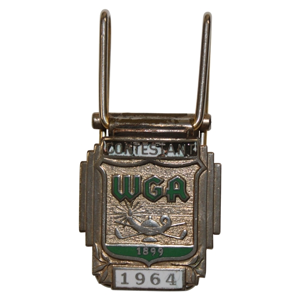 1964 Western Golf Assoc WGA Contestant Badge/Clip