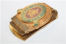 Lanny Wadkins' 2001 PGA Championship at Atlanta Athletic Club Contestant Badge/Clip