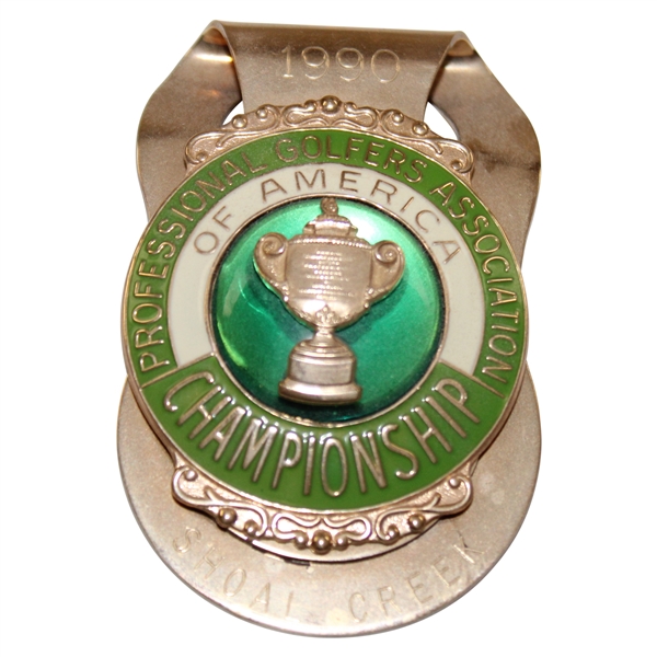 Lanny Wadkins 1990 PGA Championship at Shoal Creek Past Champions Badge/Clip
