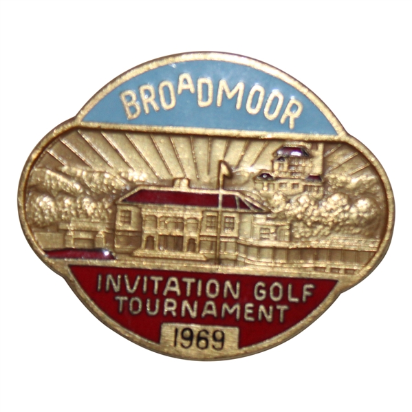 Lanny Wadkins 1969 Broadmoor Invitation Golf Tournament Contestant Badge/Clip
