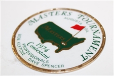 Lanny Wadkins' 1974 The Masters Tournament Contestant Metal Bag Tag