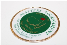Lanny Wadkins' 1980 The Masters Tournament Contestant Metal Bag Tag