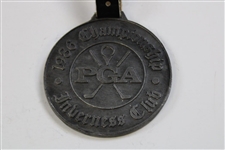 Lanny Wadkins' 1986 PGA Championship at Inverness Club Contestant Metal Bag Tag