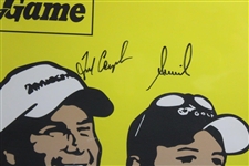 Tiger Woods, Funk, Couples & Sorenstam Signed 2005 Skin Game Poster - Framed JSA ALOA