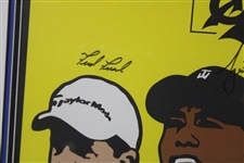 Tiger Woods, Funk, Couples & Sorenstam Signed 2005 Skin Game Poster - Framed JSA ALOA