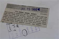 Sam Snead 1960 Putting Wire Photo - 7/25