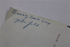 Sam Snead 1950 West Open Wire Photo - 5/22