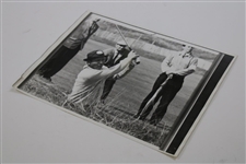 Arnold Palmer 1965 Daily Telegraph Ryder Cup Wire Photo - 10/6