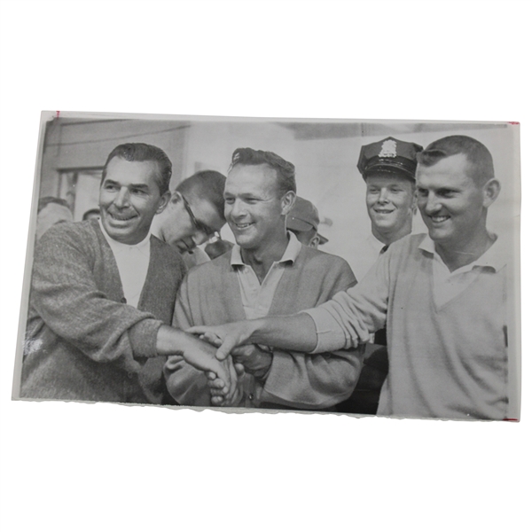 Boros, Palmer, Cupit 1963 Us Open Playoff Wire Photo - 6/26