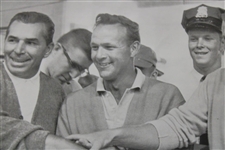 Boros, Palmer, Cupit 1963 Us Open Playoff Wire Photo - 6/26