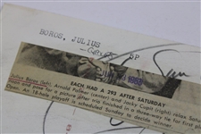 Boros, Palmer, Cupit 1963 Us Open Playoff Wire Photo - 6/26