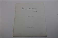 Maureen Orcutt 1934 Original Photo
