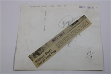 Jack Nicklaus 10/1/61 Us Am Pebble Wire Photo