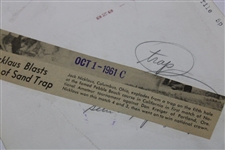 Jack Nicklaus 10/1/61 Us Am Pebble Wire Photo
