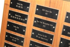 Honoring Henry 'H.G.' Picard's 1925-1960 Career Highlights Personal Gifted Wood Plaque