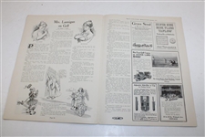 1917 Golfers Magazine with Red Coat Lady Golfer Cover - Chicago, January