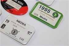 Seven (7) Different Badges From Atlanta PGA Tour Events 1970's-1990's