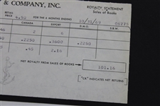 Bobby Jones' Personal 'Golf Is My Game' Letters to Par 3 Architect George Cobb & Royalty Statement