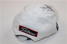 Spieth, Thomas, Hodges, Fowler, & Homa Signed Titleist FootJoy Hat JSA ALOA