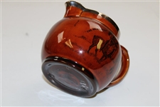 c.1900 Athlo Ware 'The New Caddy' Burslem England Silver Rimmed Pitcher
