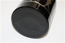 Black glass Tobacco Humidor with Sterling Silver overlay
