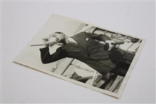 1928 Walter Hagen Claret Jug Press Photo