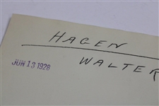 1928 Walter Hagen Claret Jug Press Photo