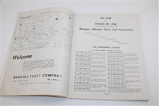1956 Women's Western Open Championship at The Wakanda Club Official Program