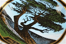 1963 Bing Crosby National Pro-Am Glass Contestants Tray