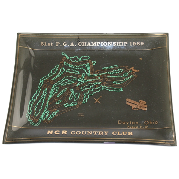 1969 PGA Championship at NCR Country Club Glass Tray
