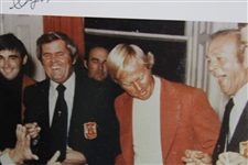 Homero Blancas & Gay Brewer Signed 1973 Ryder Cup US Team Room Photo JSA ALOA