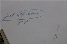 1975 World Series of Golf UPI Wire Photo of Foursome of Nicklaus, Watson, Wieskopf & Graham