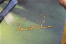 Arnold Palmer Signed Ltd Ed Ceramic 1983 'The Athlete of the Decade' Plate #1417/3000