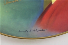 Arnold Palmer Signed Ltd Ed Ceramic 1983 'The Athlete of the Decade' Plate #1417/3000