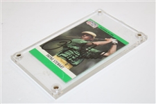 Payne Stewart Signed 1990 Pro-Set Official NFL Card JSA ALOA