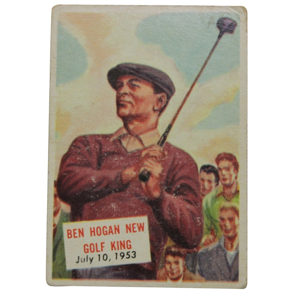Ben Hogan 1954 New Golf King Topps Scoops Card - July 10th