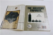 1997 Golf Week Magazine w/Tiger on Cover from 1997 Masters - Receiving Green Jacket from Faldo