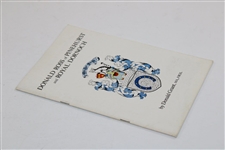 1973 Donald Ross of Pinehurst & Dornoch First Edition Booklet by Donald Grant