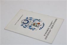 1973 Donald Ross of Pinehurst & Dornoch First Edition Booklet by Donald Grant
