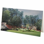 Arnold Palmer Signed Augusta National Golf Club Patio Menu JSA ALOA
