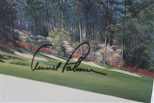 Arnold Palmer Signed Augusta National Golf Club Patio Menu JSA ALOA