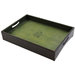 The Masters Tournament Green Leather Logo Placemat/Serving Tray