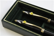 Set of Two (2) CROSS Manufactured The Masters Tournament Logo Pens in Box