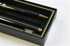Set of Two (2) CROSS Manufactured The Masters Tournament Logo Pens in Box
