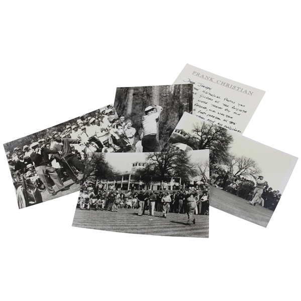 Four (4) Frank Christian Original Photos from Original Negatives of Legendary Masters Images