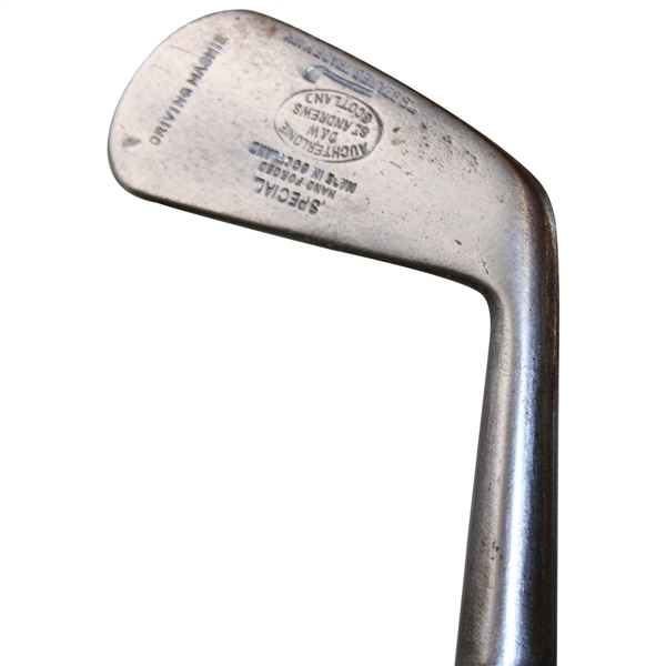 Tom Stewart Auchterlonie D&W Driving Mashie with D&W Auchterlonie Shaft Stamp 