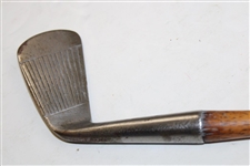 Tom Stewart Auchterlonie D&W Driving Mashie with D&W Auchterlonie Shaft Stamp 