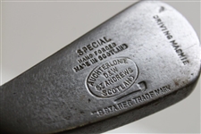 Tom Stewart Auchterlonie D&W Driving Mashie with D&W Auchterlonie Shaft Stamp 
