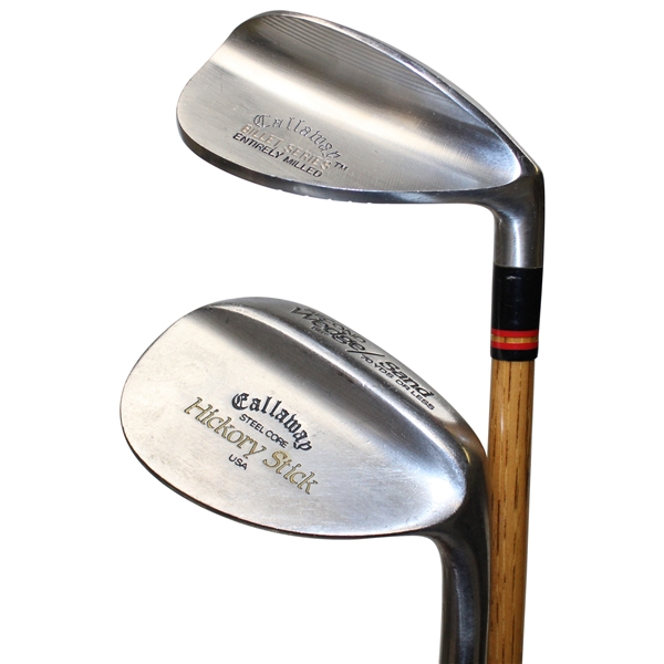 Two (2) Callaway Hickory Sticks - Wedge 56 Degree Sand Billet Series & 58 Degree Sand/Lob Wedge 