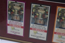 2000 The President's Cup at Robert Trent Jones Golf Club w/Tickets Display - Framed